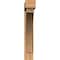 Ekena Millwork Thorton Block Smooth Bracket w/ Offset Brace, Western Red Cedar, 7 1/2"W x 46"D x 46"H BKT0806X46X46THR05SWR - alternate 4